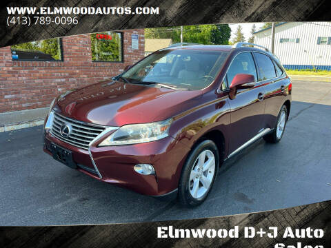 2014 Lexus RX 350 for sale at Elmwood D+J Auto Sales in Agawam MA