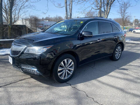 2014 Acura MDX for sale at ANDONI AUTO SALES in Worcester MA