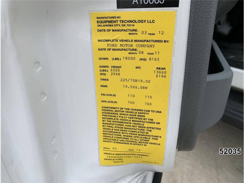 2012 Ford F-550 Super Duty