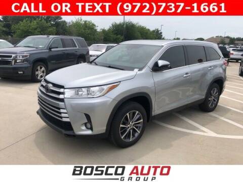 2019 Toyota Highlander for sale at Bosco Auto Group in Flower Mound TX