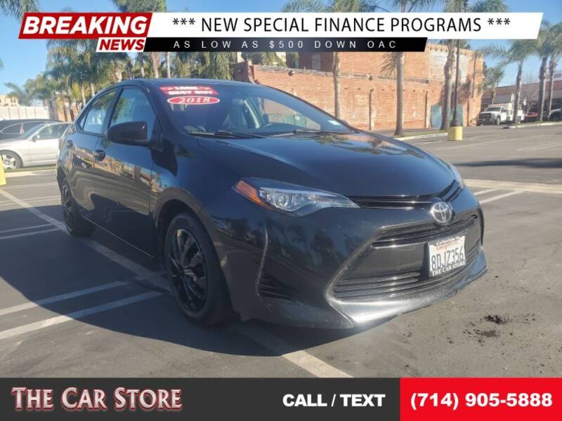 2018 Toyota Corolla for sale at The Car Store in Santa Ana CA