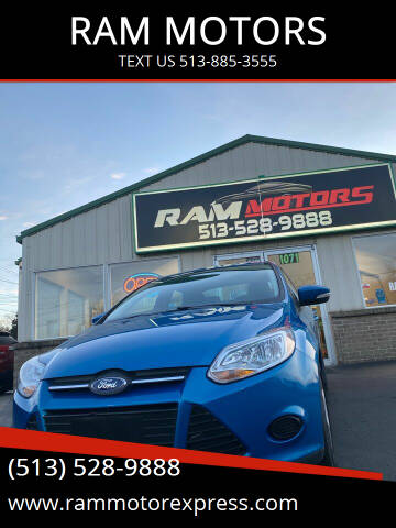 2014 Ford Focus for sale at RAM MOTORS in Cincinnati OH