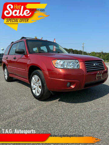 2008 Subaru Forester for sale at T.A.G. Autosports in Fredericksburg VA