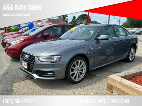 2014 Audi A4 for sale at A&A Auto Sales in Fairhaven MA