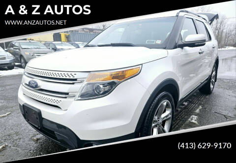 2014 Ford Explorer for sale at A & Z AUTOS in Westfield MA