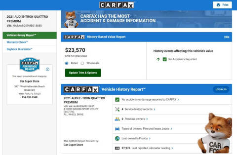 2021 Audi e-tron quattro Premium