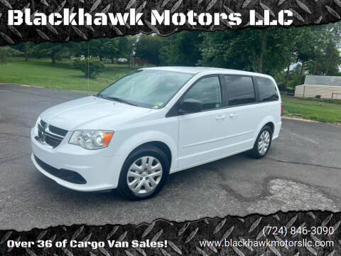 2016 Dodge Grand Caravan for sale at Blackhawk Motors LLC in Beaver Falls PA