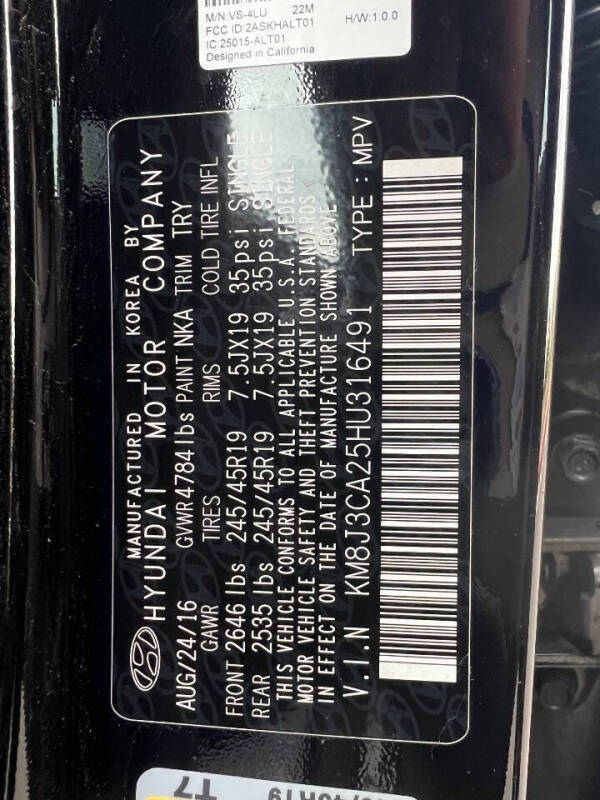 2017 Hyundai Tucson Limited