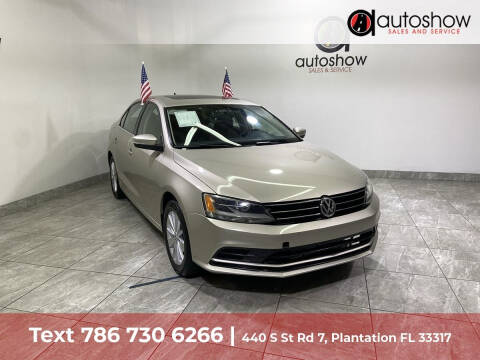 2016 Volkswagen Jetta for sale at AUTOSHOW SALES & SERVICE in Plantation FL