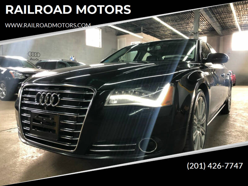 2014 Audi A8 for sale at RAILROAD MOTORS in Hasbrouck Heights NJ