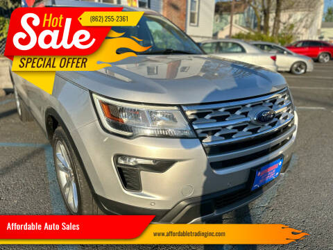2018 Ford Explorer for sale at Affordable Auto Sales in Irvington NJ