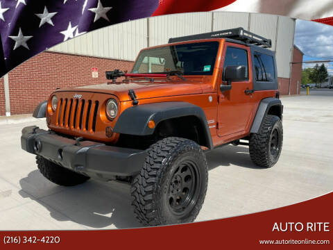 2010 Jeep Wrangler for sale at Auto Rite in Bedford Heights OH