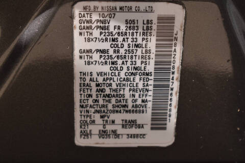 2007 Nissan Murano S