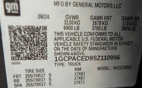 2025 Chevrolet Silverado 1500