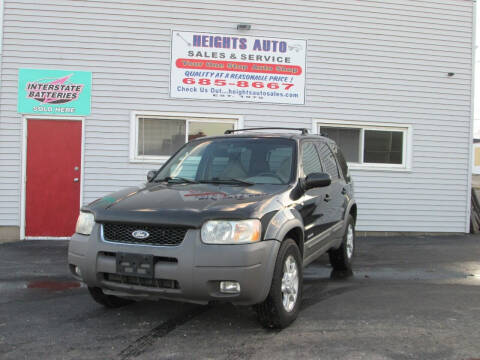 2001 Ford Escape for sale at Heights Auto Sales in Peoria Heights IL