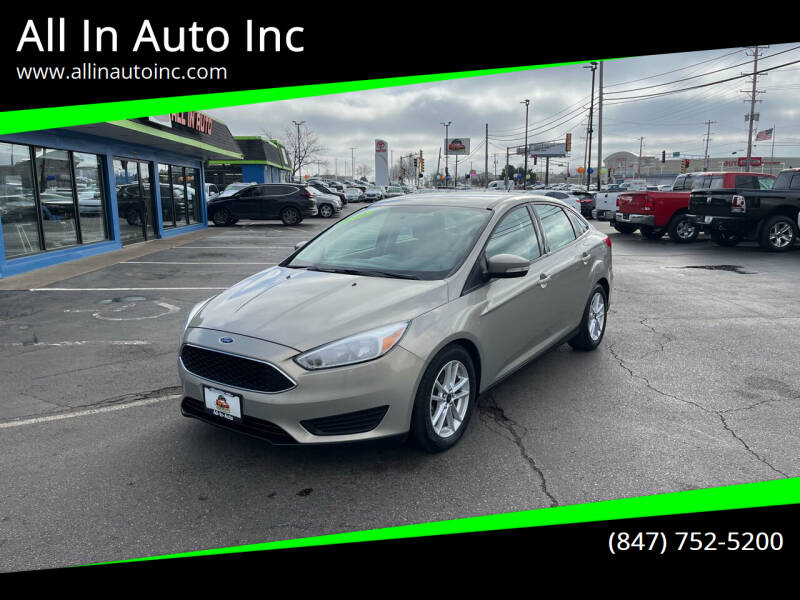 2016 Ford Focus for sale at All In Auto Inc in Palatine IL