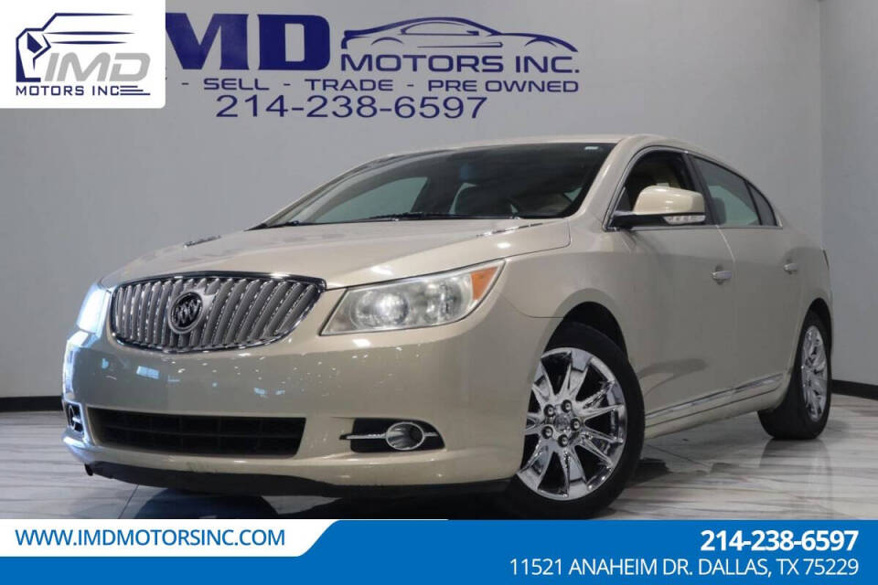 2010 Buick LaCrosse for sale at IMD MOTORS, INC in Dallas, TX