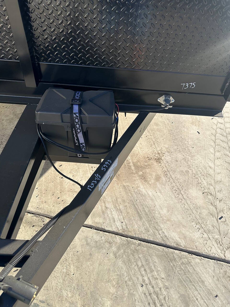 2025 Polestar 12x8x3 Diamond Plated Dump Trailer for sale at Factory Direct Trailer Sales in Phoenix, AZ