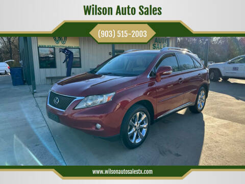 2011 Lexus RX 350 for sale at Wilson Auto Sales in Chandler TX