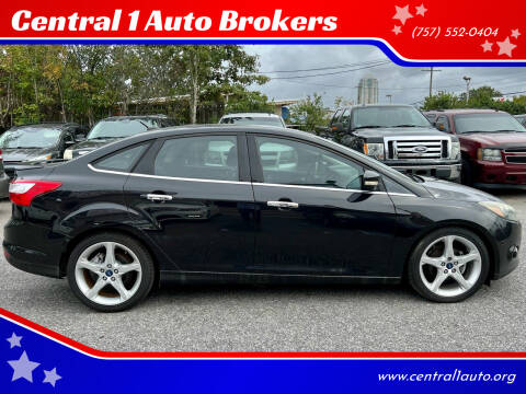2012 Ford Focus for sale at Central 1 Auto Brokers in Virginia Beach VA