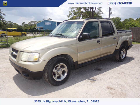 2003 Ford Explorer Sport Trac for sale at M & M AUTO BROKERS INC in Okeechobee FL