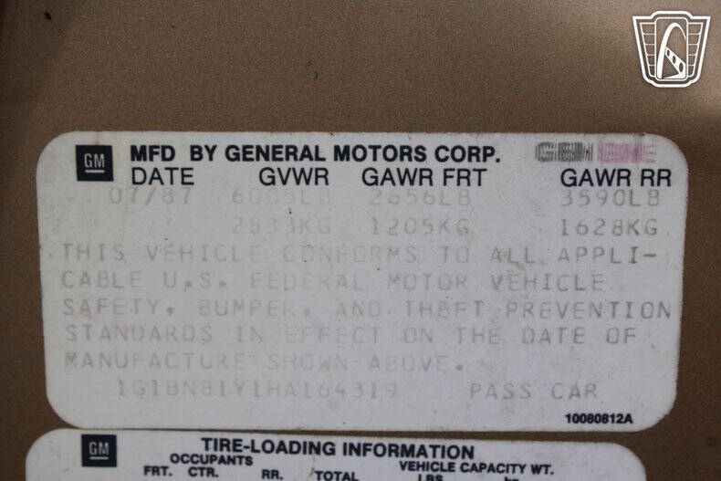 1987 Chevrolet Caprice Classic