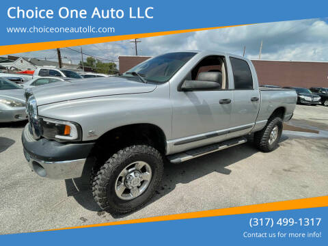 2005 Dodge Ram Pickup 2500 for sale at Choice One Auto LLC in Beech Grove IN