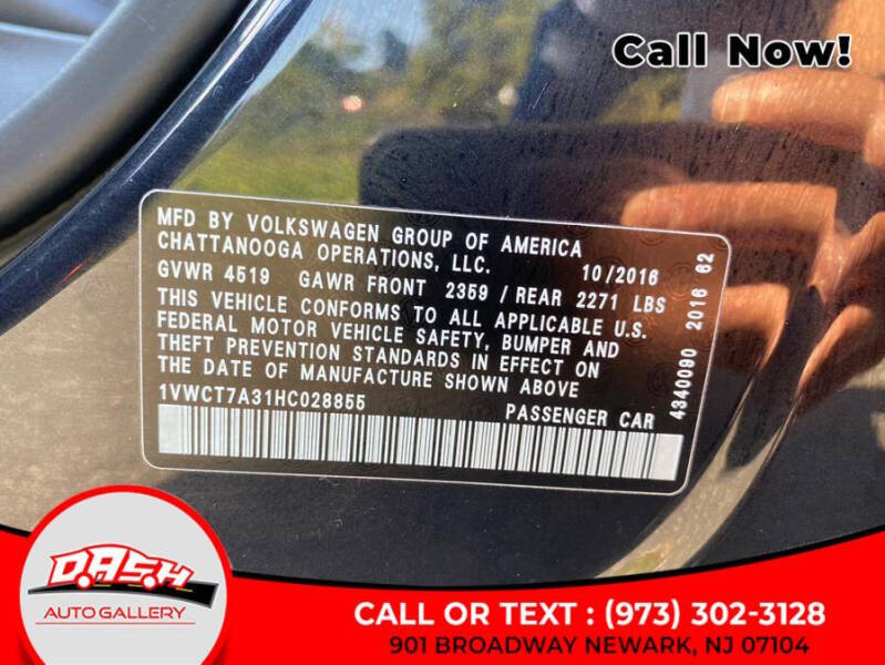 2017 Volkswagen Passat 1.8T SEL Premium