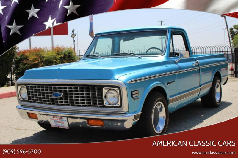 1972 Chevrolet C/K 10 Series for sale at American Classic Cars in La Verne CA