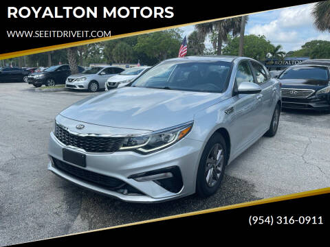 2020 Kia Optima for sale at ROYALTON MOTORS in Plantation FL