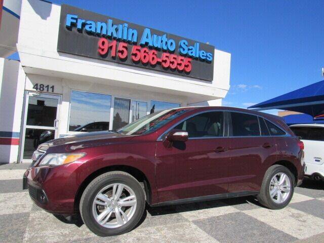 2013 Acura RDX for sale at Franklin Auto Sales in El Paso TX