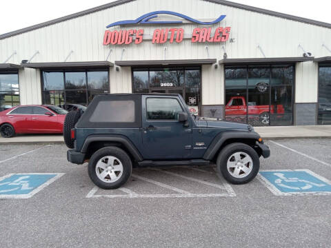 2008 Jeep Wrangler for sale at DOUG'S AUTO SALES INC in Pleasant View TN