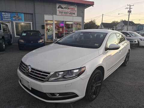 2013 Volkswagen CC for sale at AutoPro Virginia LLC in Virginia Beach VA