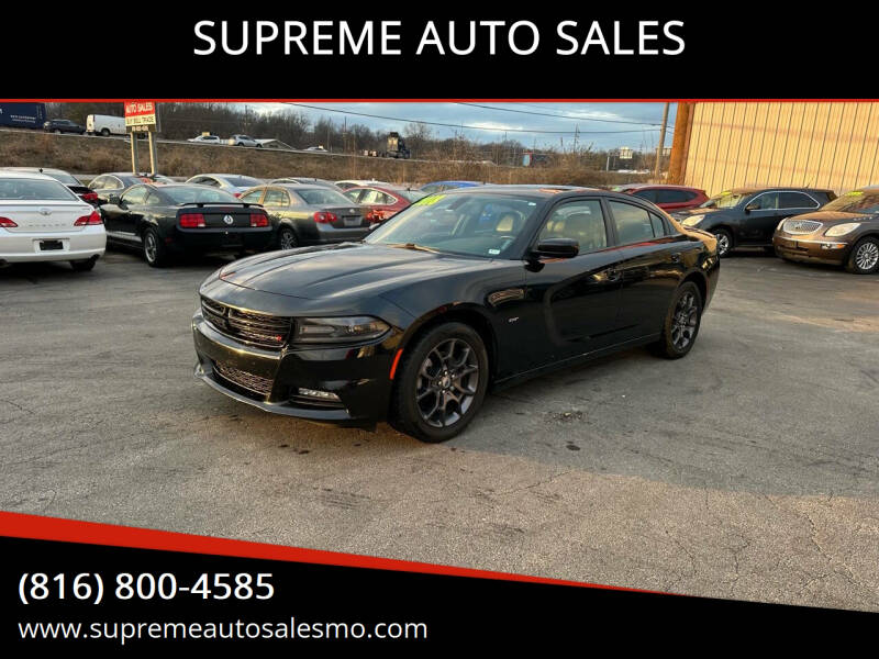 2018 Dodge Charger for sale at SUPREME AUTO SALES in Grandview MO