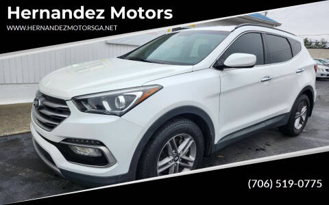 2017 Hyundai Santa Fe Sport for sale at Hernandez Motors in Rocky Face GA