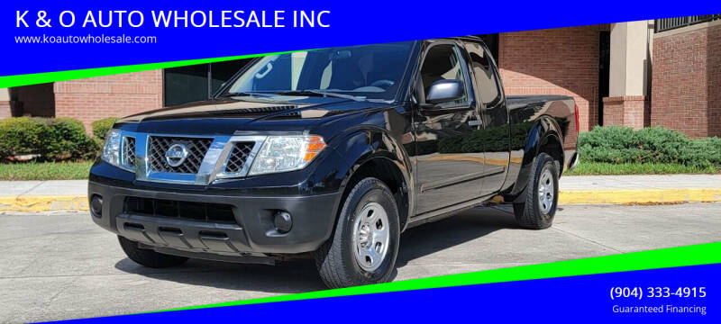 2014 Nissan Frontier for sale at K & O AUTO WHOLESALE INC in Jacksonville FL