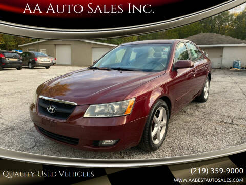 2007 Hyundai Sonata for sale at AA Auto Sales Inc. in Gary IN