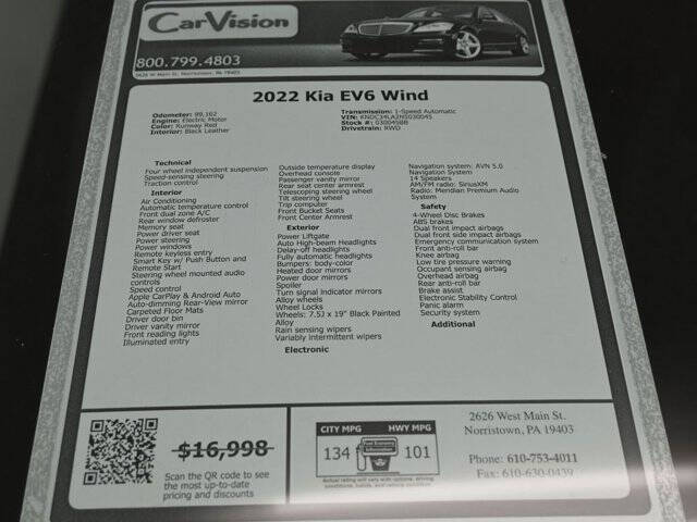 2022 Kia EV6 Wind