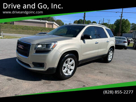 2013 GMC Acadia for sale at Drive and Go, Inc. in Hickory NC