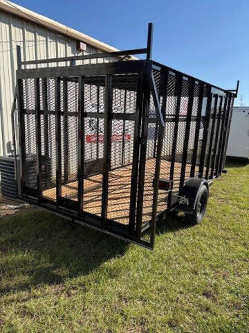 2026 Falcon Trailer 77x14 Cage Trailer