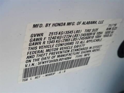 2020 Honda Pilot EX-L