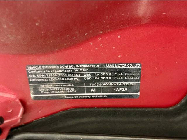 2017 Nissan Sentra SV