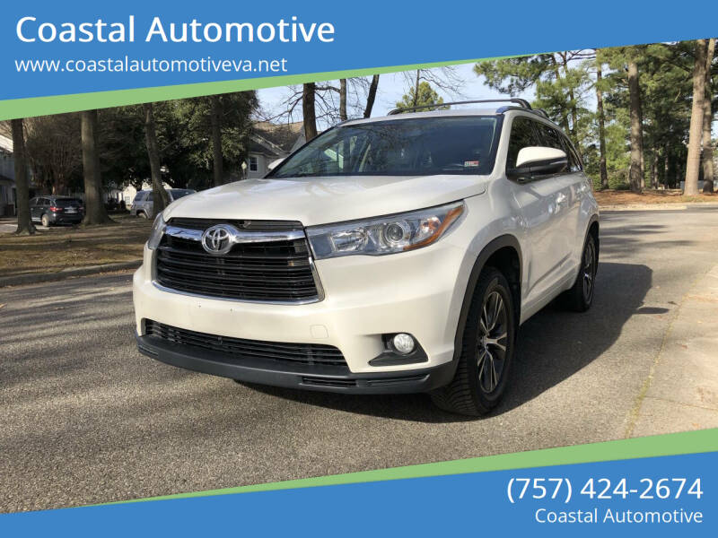 2016 Toyota Highlander for sale at Coastal Automotive in Virginia Beach VA