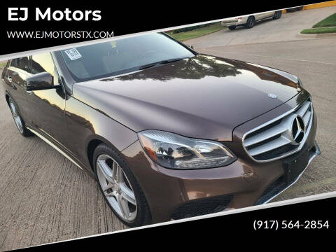 2014 Mercedes-Benz E-Class for sale at EJ Motors in Lewisville TX