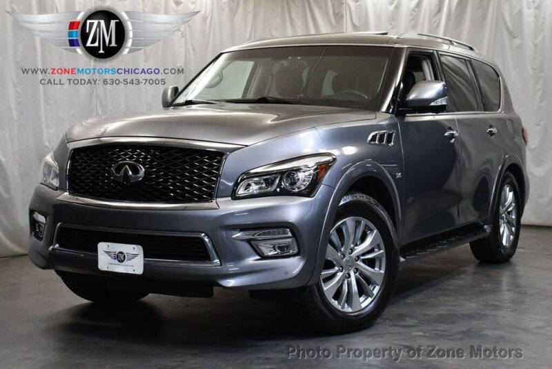 2015 Infiniti QX80 for sale at ZONE MOTORS in Addison IL