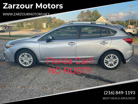 2018 Subaru Impreza for sale at Zarzour Motors in Chesterland OH
