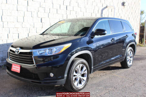 2015 Toyota Highlander for sale at Your Choice Autos - Elgin in Elgin IL