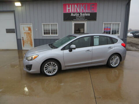 2012 Subaru Impreza for sale at Hinkle Auto Sales in Mount Pleasant IA
