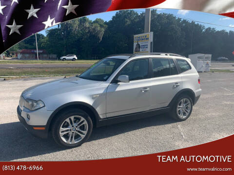 2008 BMW X3 for sale at TEAM AUTOMOTIVE in Valrico FL