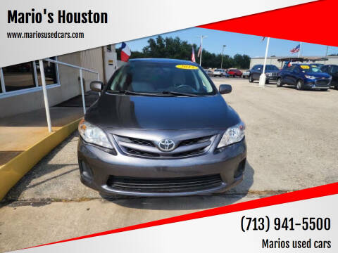 2013 Toyota Corolla for sale at Mario's Houston in Houston TX